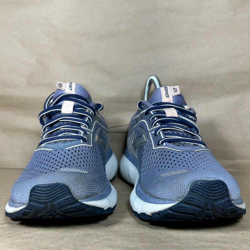 Brooks Ghost 12 Running Shoes Mens 6.5 Wide D Blue Grey Mesh 1203051D086 - Picture 4 of 13